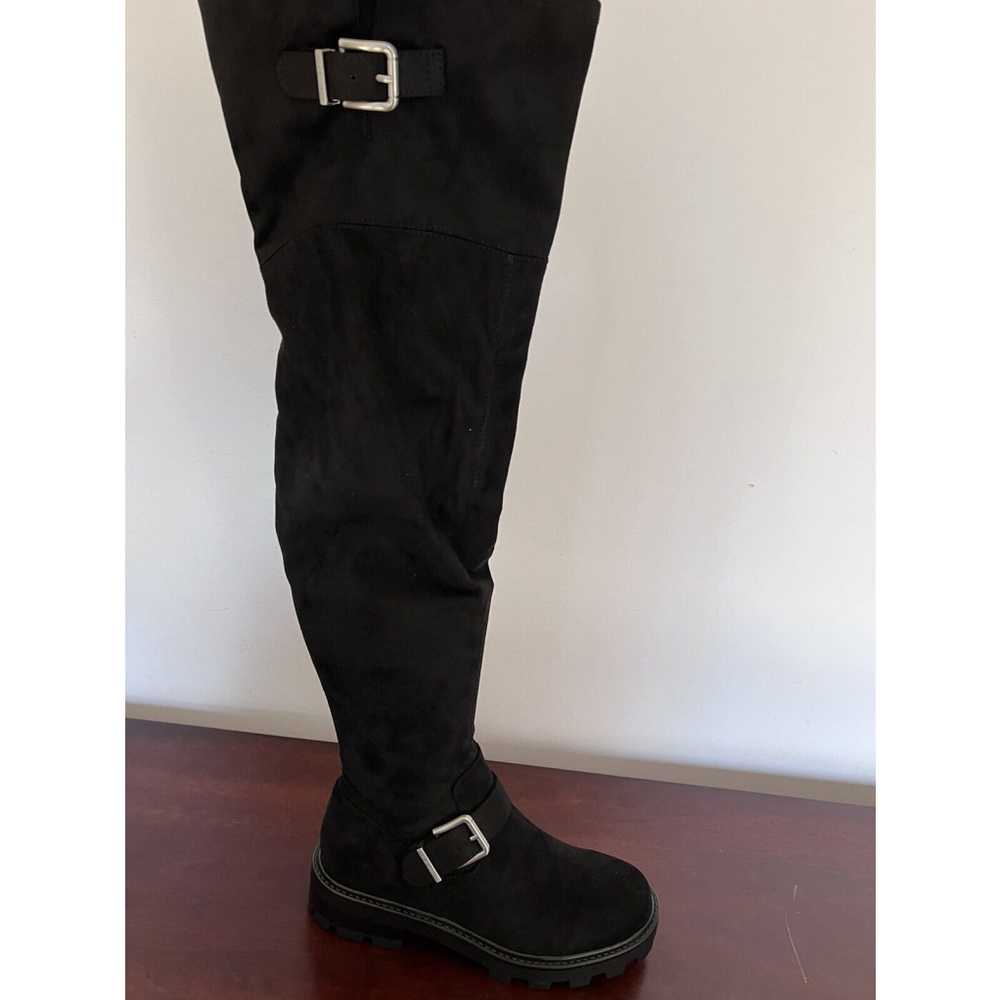 Nine West NANS2 New Black Boots 6.5 M Knee High New in box - Picture 4 of 6